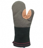 high temp top rated leather thick oven gloves