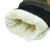 high temp top rated leather thick oven gloves