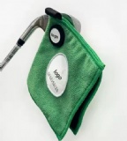 personalized magnetic golf towel with logo