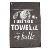 custom embroidered printed golf towels 