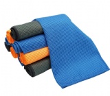 microfiber waffle weave drying towel glass cleaning towel