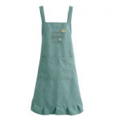 fashion women kitchen custom embroidered aprons with logo