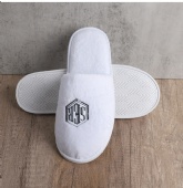 wholesale mens women hotel white spa slippers