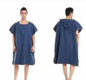 Hooded Microfiber Surf Wetsuit Changing Towel Poncho Robe