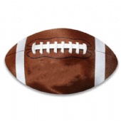 Custom Football Shaped Microfiber Cleaning Cloth